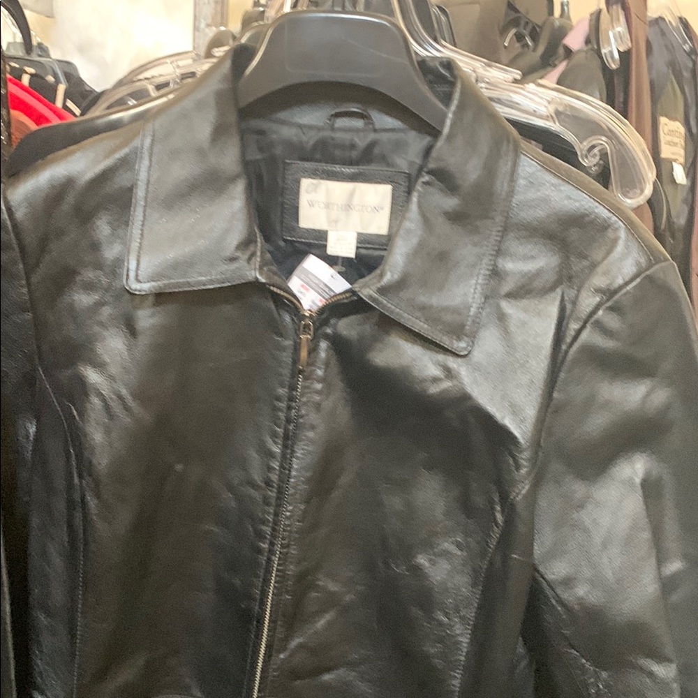 Worthington Black Lightweight Shirt Jacket